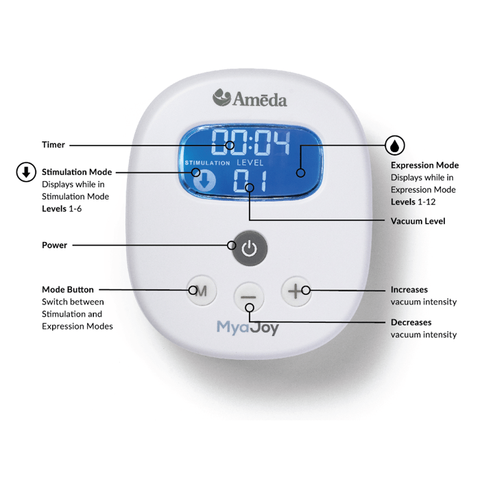 Ameda® Mya Joy Deluxe Double Electric Pump