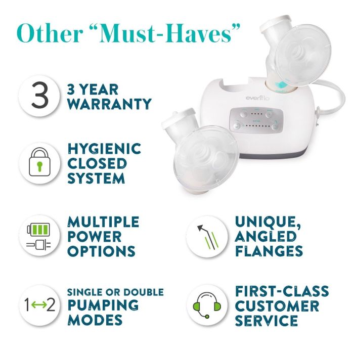 Evenflo Deluxe Advanced Double Electric Breast Pump 